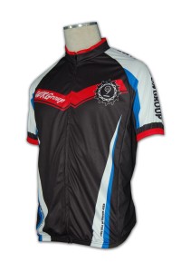 B017 custom printed zip up bike jerseys